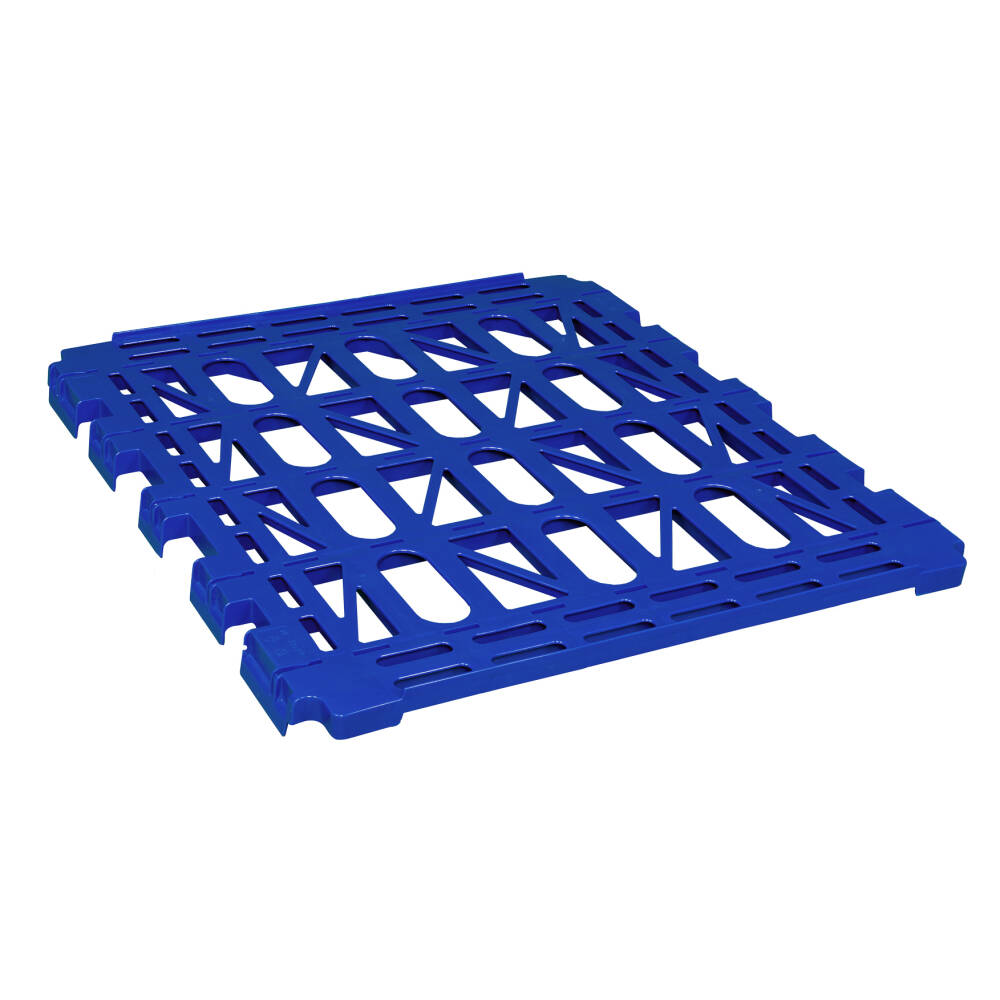 Kunststoff-Zwischenboden dunkelblau für 2-seitigen Rollbehälter