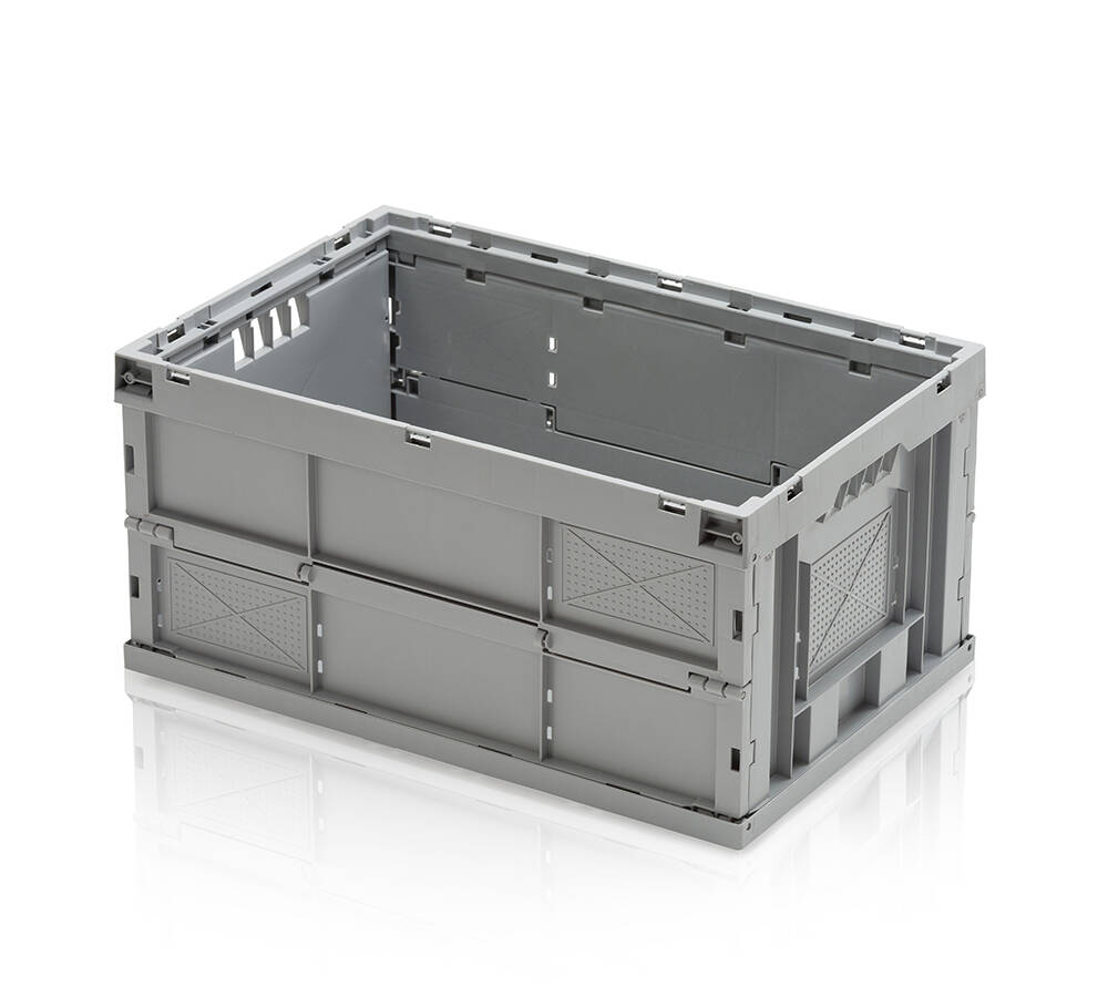 5er Pack Faltbox Klappbox aus Kunststoff 60x40x30 cm