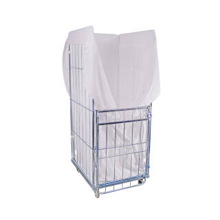 Wäschesack weiß für Wäschewagen 600x810x1350 mm