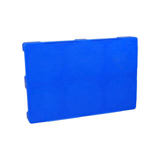 Hygienische Palette 1200x800 mm aus HDPE Kunststoff blau
