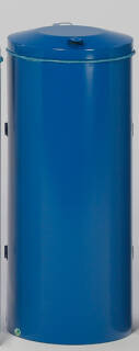 Müllsackhalter mit Doppeltür 150l in blau