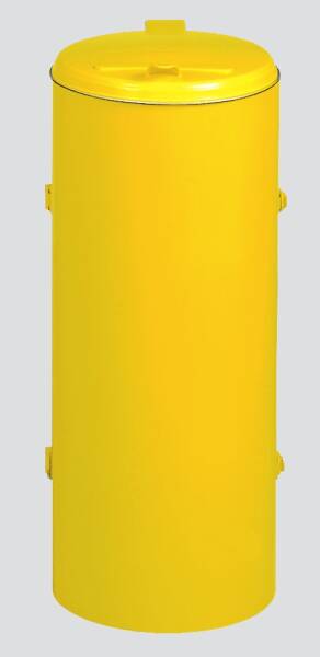 Müllsackhalter mit Einflügeltür 120l in gelb