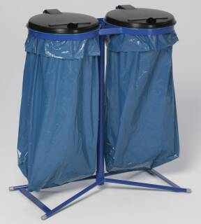 Doppel-Müllsackständer 120l pulverbeschichtet