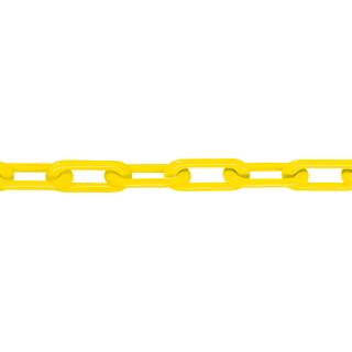 Sperrkette Nylon-Güte 8 mm Bundlänge 25 m gelb