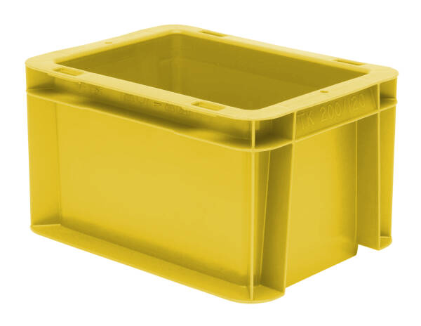Euro-Stapelbehälter 200x100x120 mm gelb