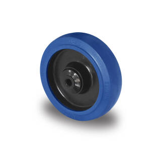 Einbaurad 80 mm Elastik "Blue Wheels"