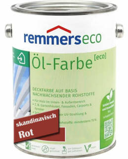 Öl-Farbe Remmers [eco] skan. Rot 0,75 LTR