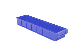 Kleinteilebox 600x152x83 mm blau