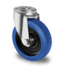 Lenkrolle mit Rückenloch 100 mm Elastik "Blue Wheels"